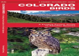 [PDF] ⭐ DOWNLOAD EBOOK ⭐ Colorado Birds: A Folding Pocket Guide to Familiar Species (Wildl