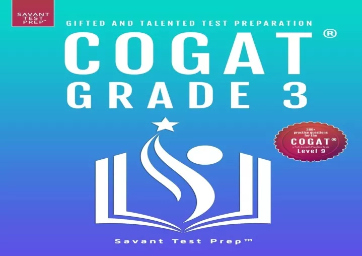 cogat grade 3 test prep gifted and talented test