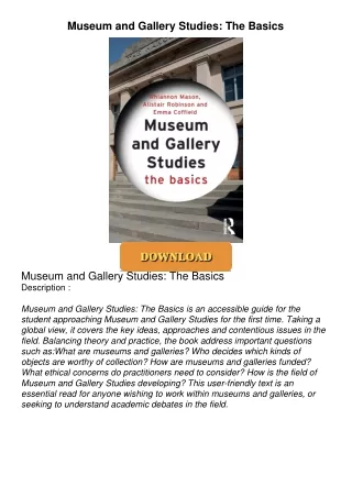 Museum-and-Gallery-Studies-The-Basics