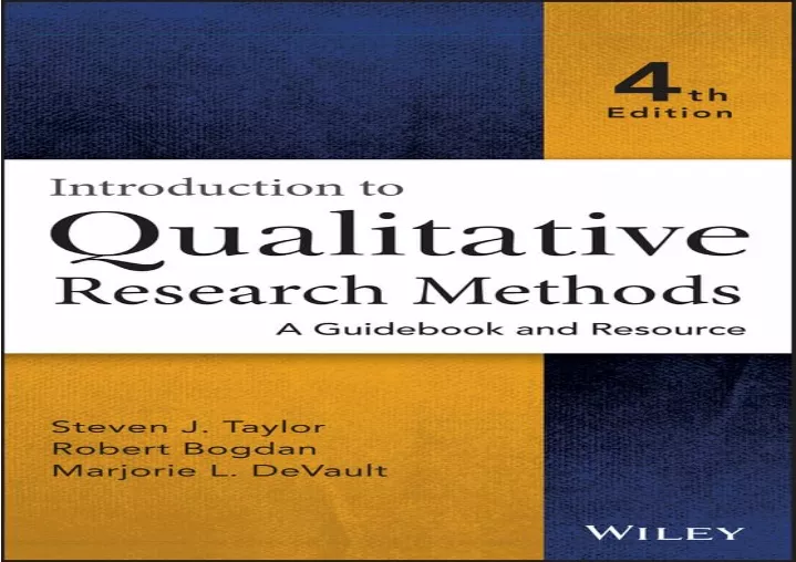 qualitative research methods a practice oriented introduction