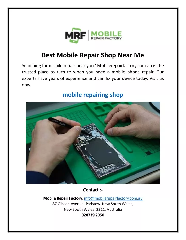 best mobile repair shop near me