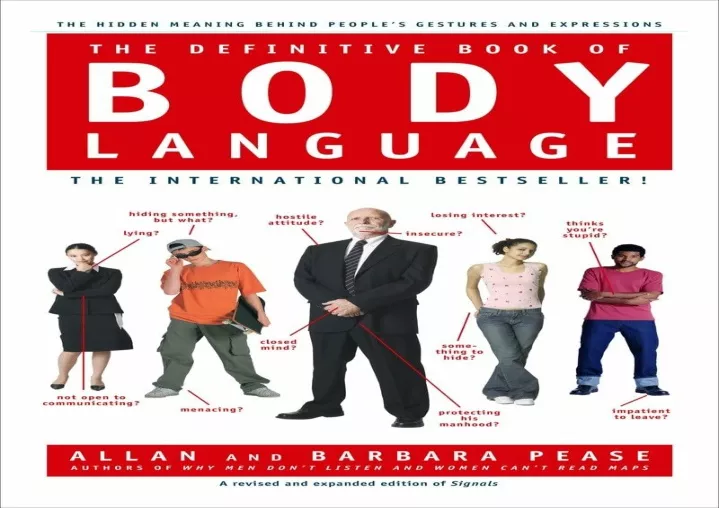 the definitive book of body language the hidden