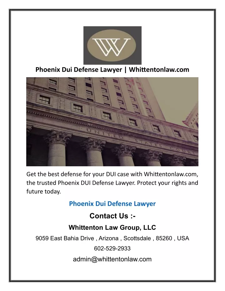 phoenix dui defense lawyer whittentonlaw com