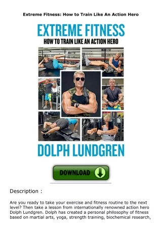 [PDF]❤️DOWNLOAD⚡️ Dolph Lundgren: Train Like an Action Hero: Be Fit Forever