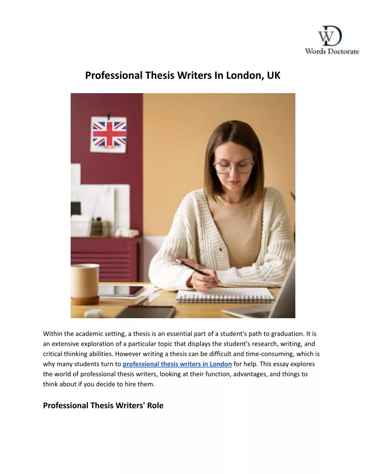 professional thesis writers in london uk