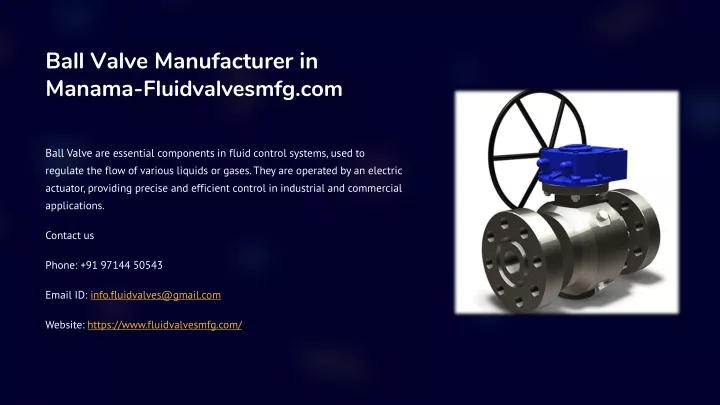 ball valve manufacturer in manama fluidvalvesmfg