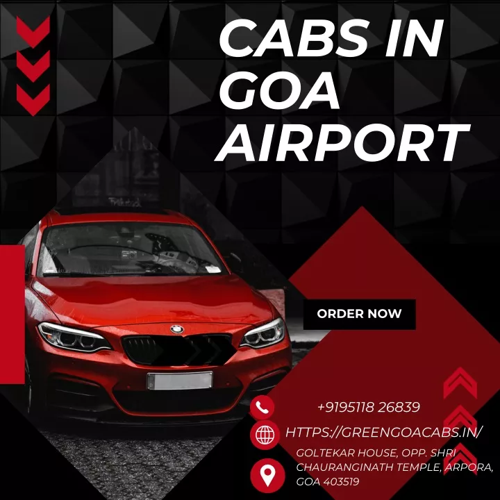 cabs in goa airport