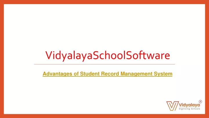 vidyalayaschoolsoftware