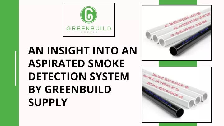 an insight into an aspirated smoke detection