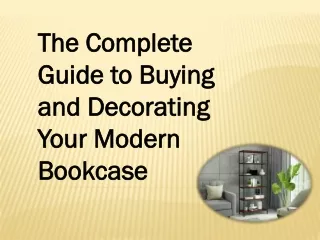 the complete guide to buying and decorating your