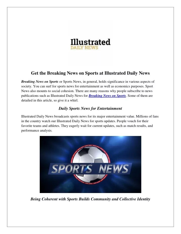 get the breaking news on sports at illustrated