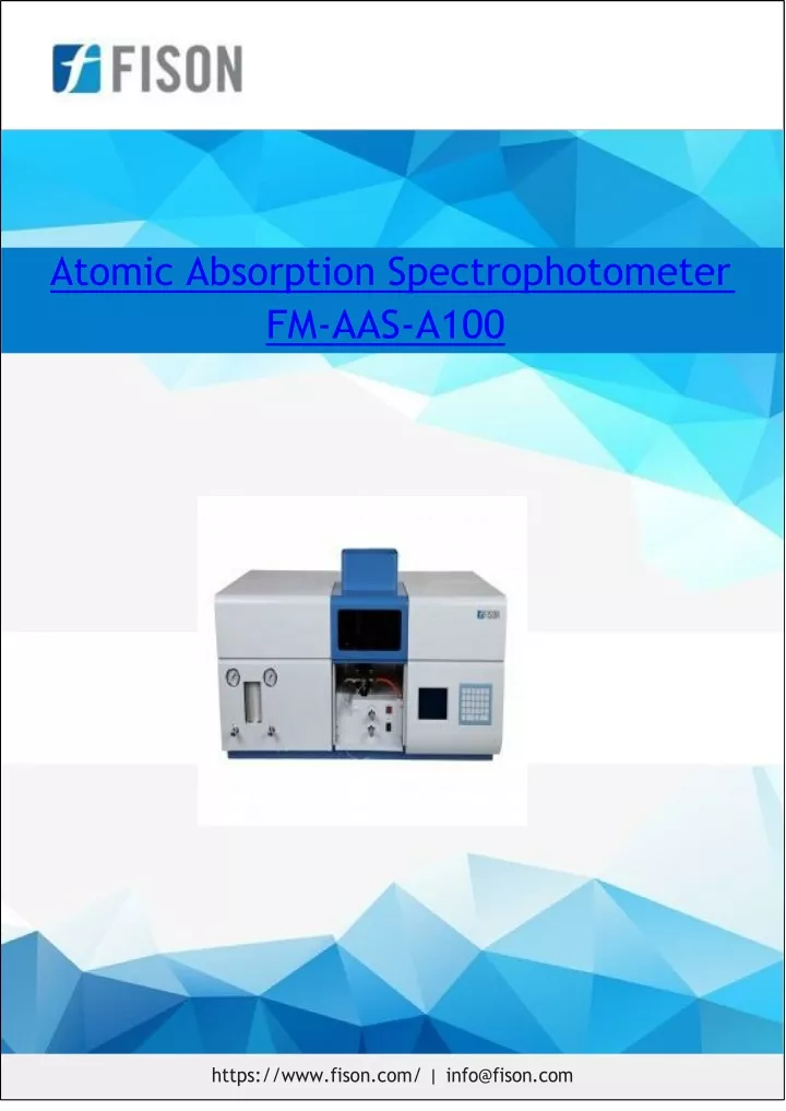 atomic absorption spectrophotometer fm aas a100