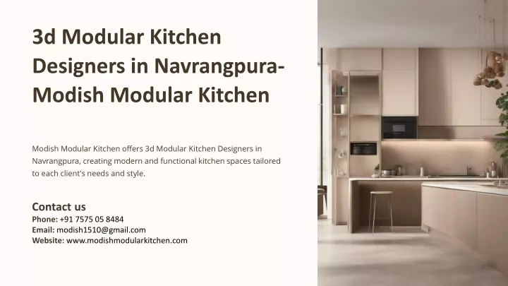 3d modular kitchen designers in navrangpura