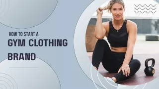 Unlock Success: Launching Your Own Gym Clothing Brand | Fitness Clothing