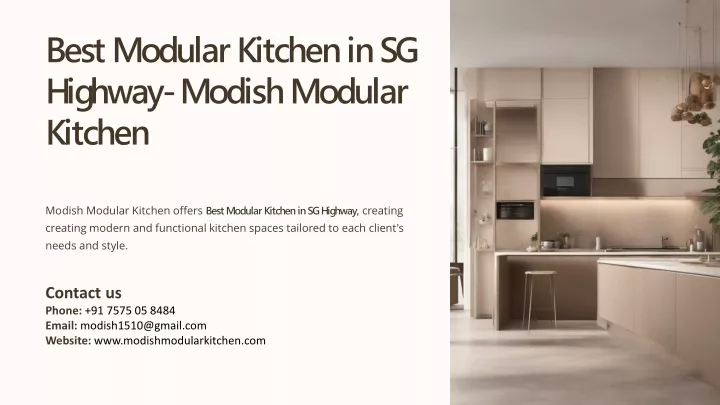 best modular kitchen in sg highway modish modular