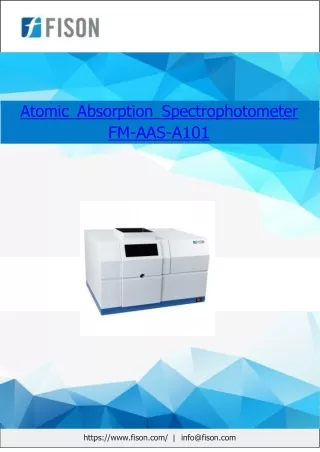 Atomic-Absorption-Spectrophotometer-FM-AAS-A101