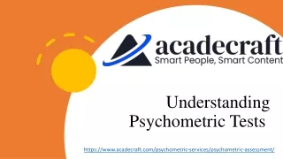 understanding psychometric tests