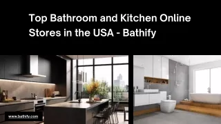 Top Bathroom and Kitchen Online Stores in the USA - Bathify