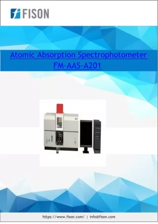 Atomic-Absorption-Spectrophotometer-FM-AAS-A201