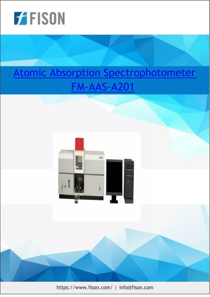 atomic absorption spectrophotometer fm aas a201