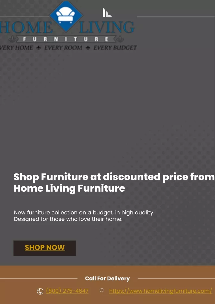 shop furniture at discounted price from home