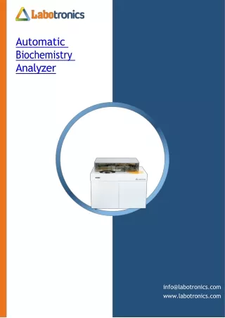 automatic biochemistry analyzer