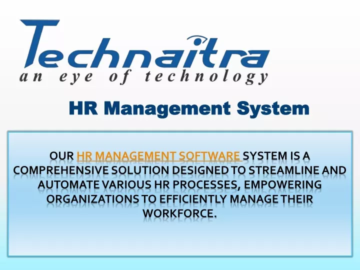 hr management system