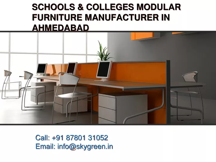 schools colleges modular furniture manufacturer in ahmedabad