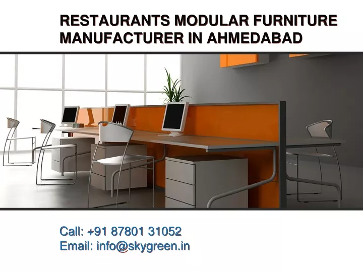 restaurants modular furniture manufacturer in ahmedabad