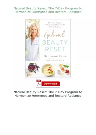 download⚡[EBOOK]❤ Natural Beauty Reset: The 7-Day Program to Harmonize Hormones and Restore Radiance