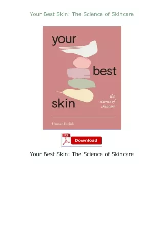 book❤[READ]✔ Your Best Skin: The Science of Skincare