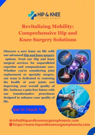 Hip & Knee Surgery