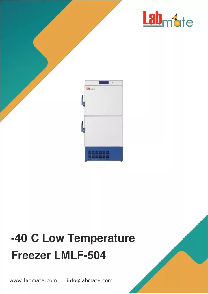 40 c low temperature freezer lmlf 504