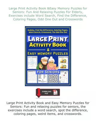 Large-Print-Activity-Book--Easy-Memory-Puzzles-for-Seniors-Fun-And-Relaxing-Puzzles-For-Elderly-Exercises-include-Word-S