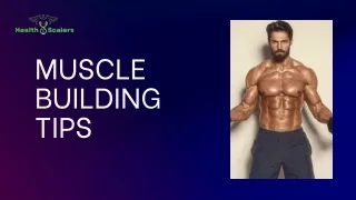 Best 5 Tips for muscle building