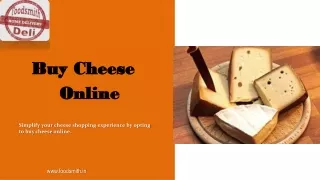 Buy Cheese Online