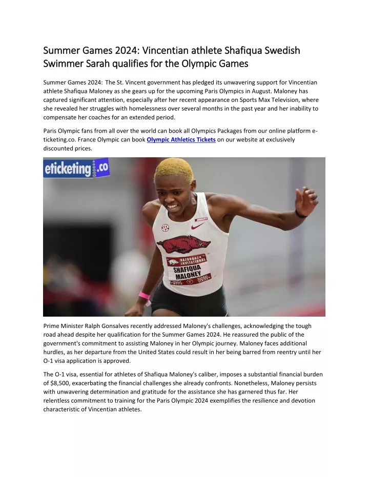 summer summer games swimmer sarah qualifies