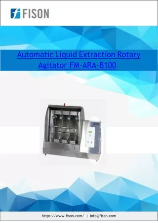Automatic-Liquid-Extraction-Rotary-Agitator-FM-ARA-B100