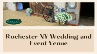 Book Rochester Wedding Barn and Event Venue