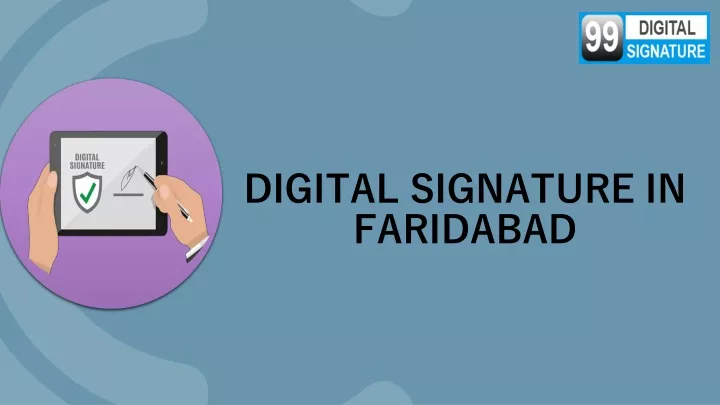 digital signature in faridabad