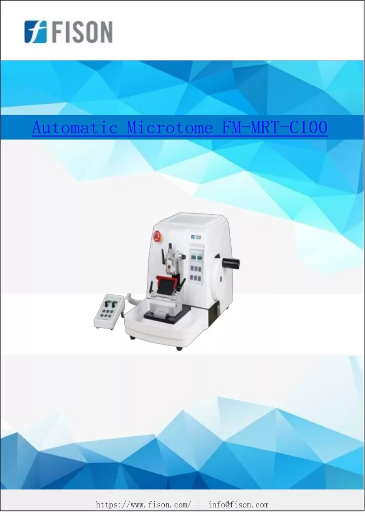 automatic microtome fm mrt c100