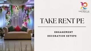 Unveiling the Ultimate engagement Celebration: Trending Enagement Decoration Set