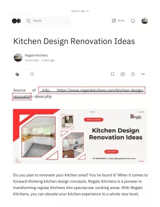 Kitchen Design Renovation Ideas