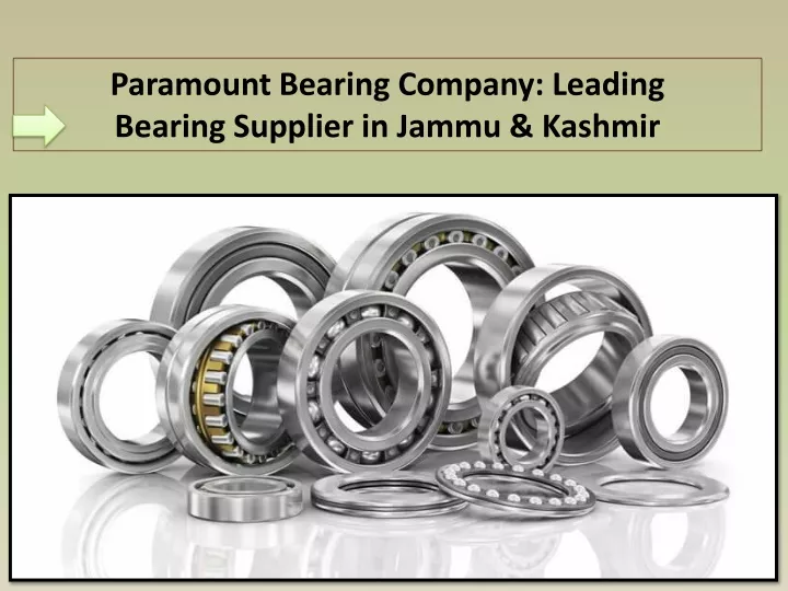 paramount bearing company leading bearing