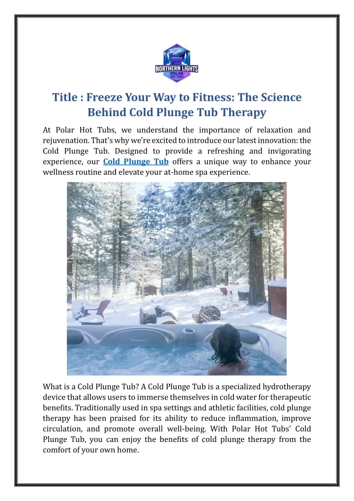 title freeze your way to fitness the science