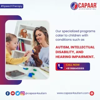 Speech Therapy for Children with Special Needs | Speech Therapy Near Me | CAPAAR
