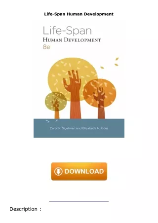 Download⚡️ Life-Span Human Development