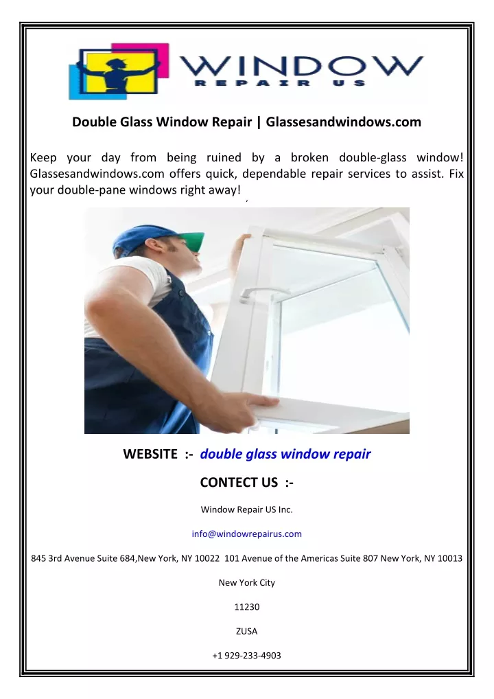 double glass window repair glassesandwindows com