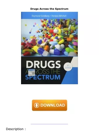 download❤pdf Drugs Across the Spectrum