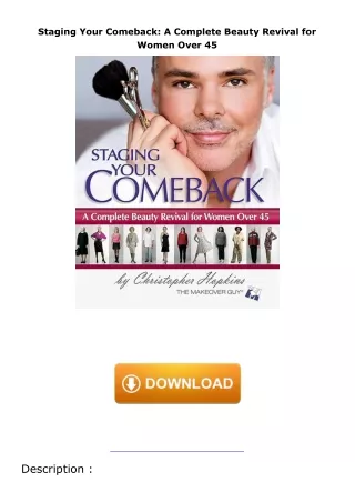 download❤pdf Staging Your Comeback: A Complete Beauty Revival for Women Over 45